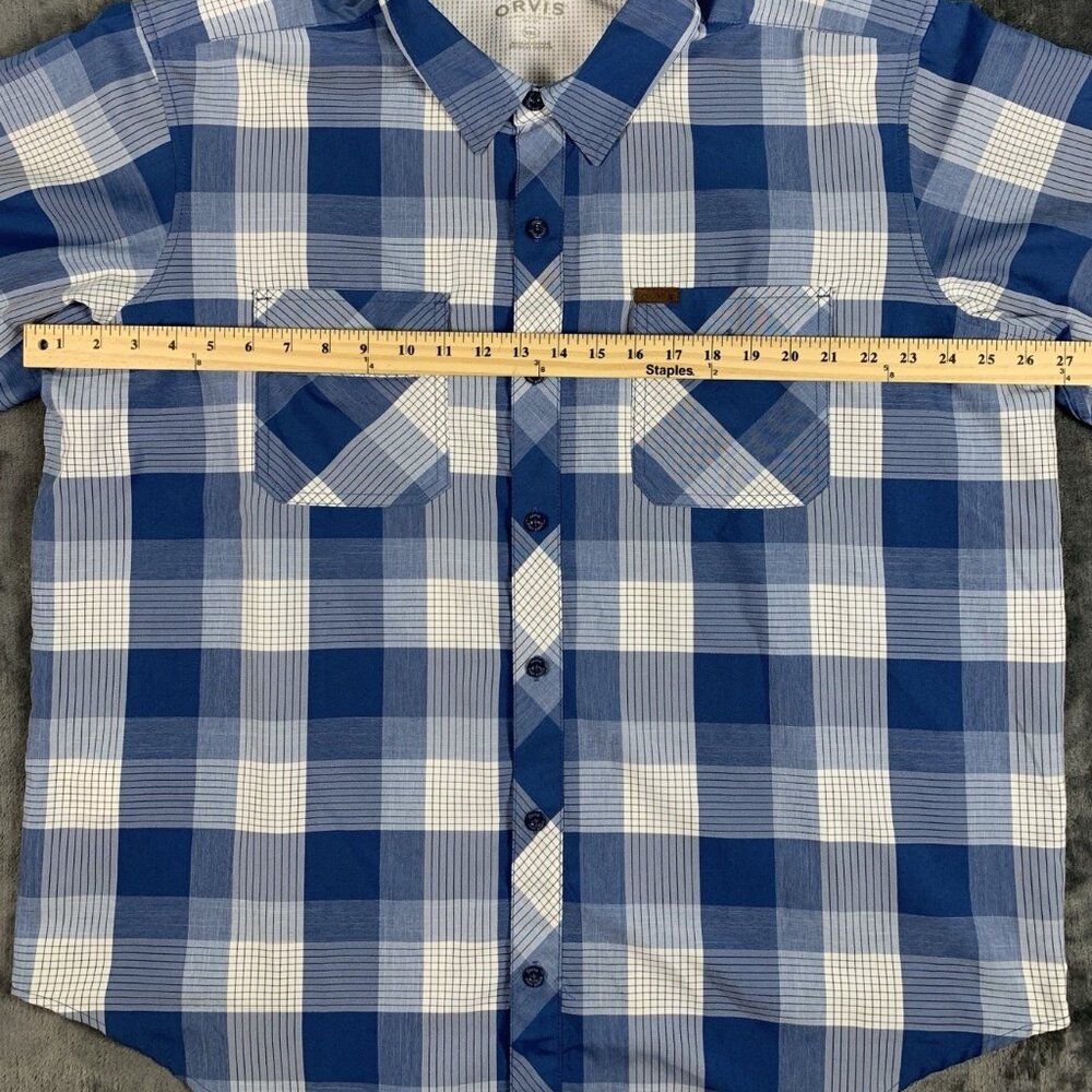 Orvis Classic Collection Short Sleeve Button Up Shirt Men's XXL (lot of 2) - Picture 11 of 14